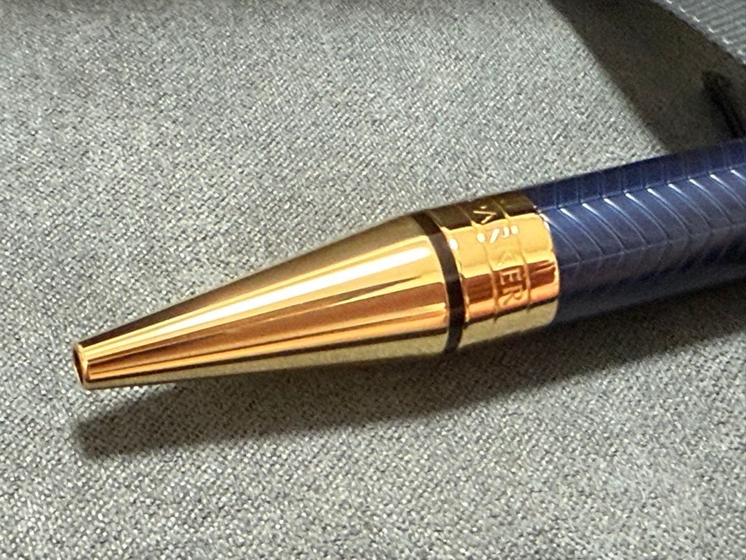 PARKER ボールペン デュオフォールド プレステージ ブルーシェブロンGT