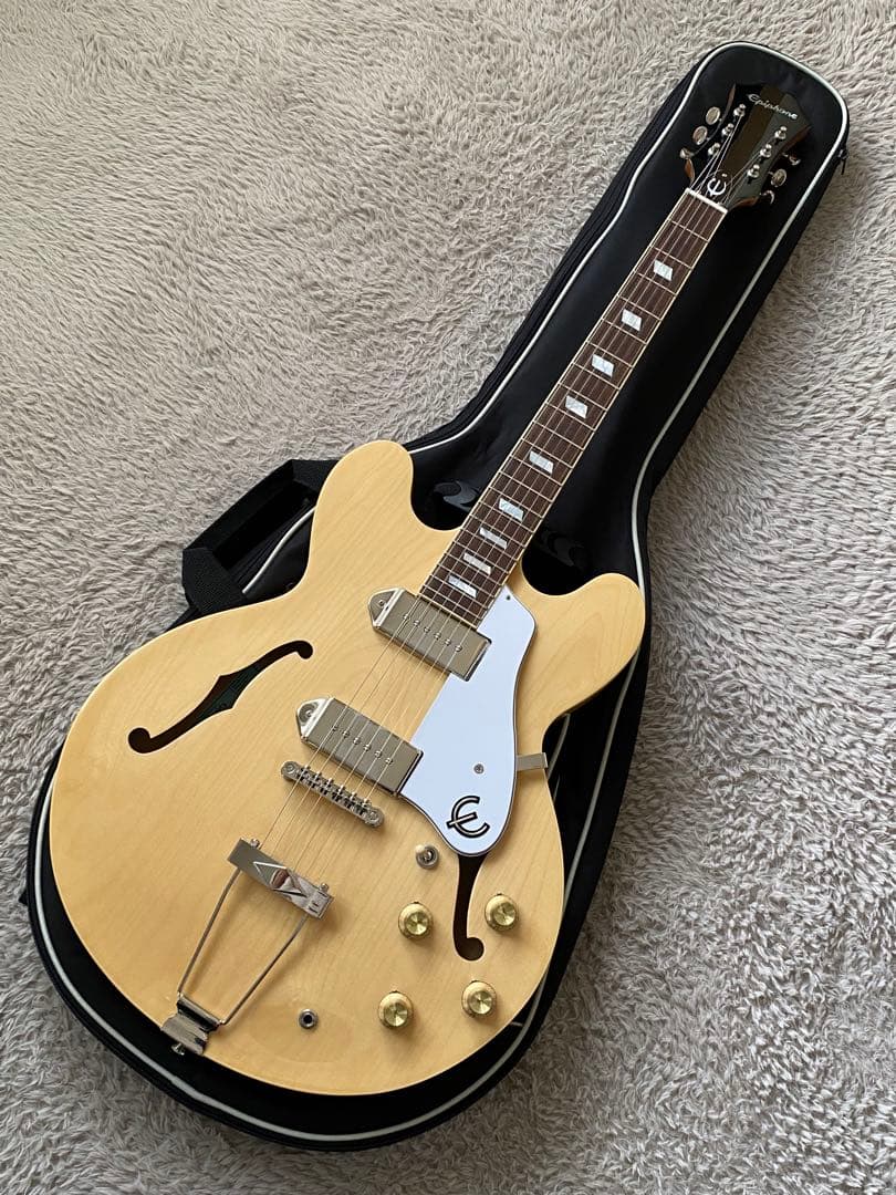 極上美品　エピフォン　カジノCasino エレキギター フルアコ 2024年製