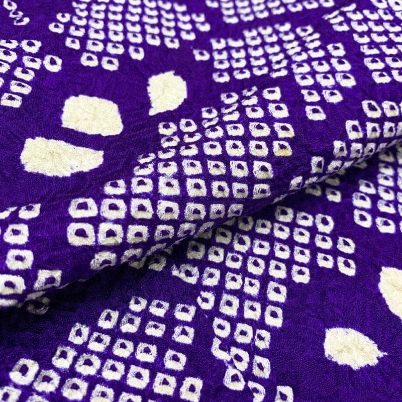 408z34☆振袖 総絞り 牡丹 紫 成人式 結婚式☆状態良好