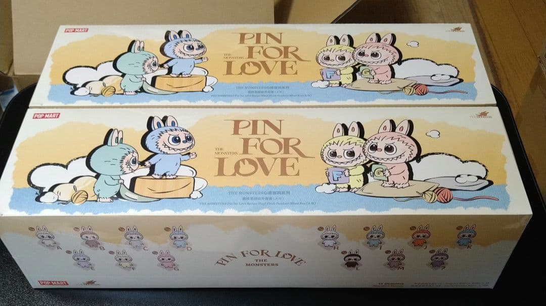 ラブブ イニシャル PIN FOR LOVE A〜M アソート2ボックス セット