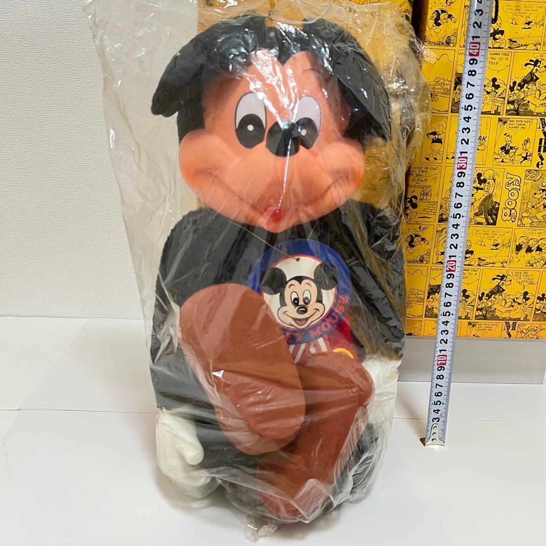 ミッキーマウス　ミニーマウス　ヤングエポック　ぬいぐるみ人形　レトロ　レア希少
