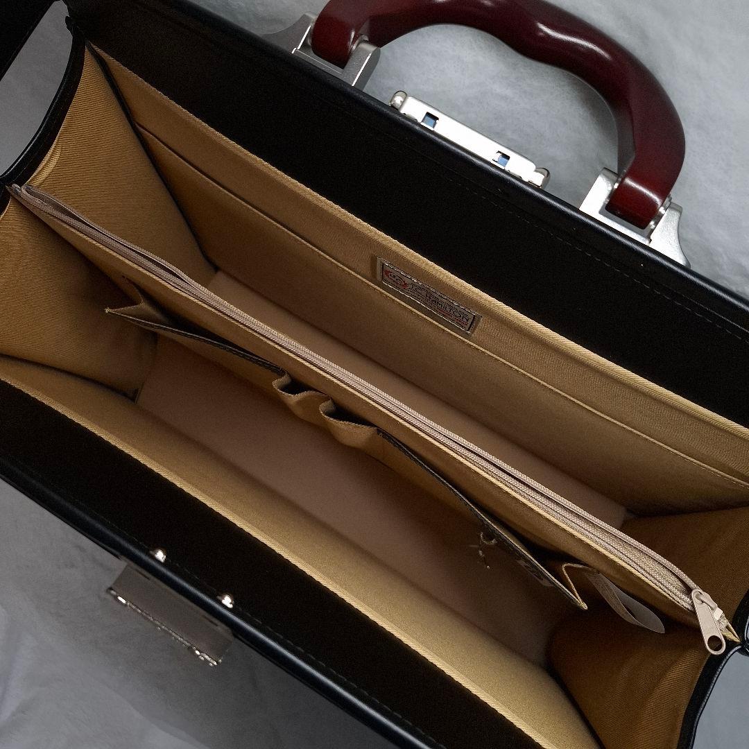 【新品】J.C HAMILTON ダレスバック ビジネスバッグ 黒 レザー