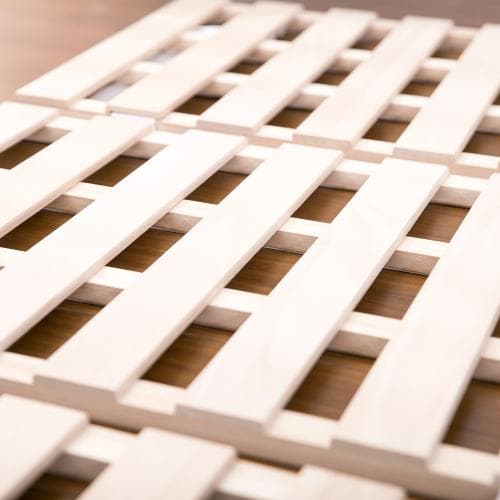 すのこベッド 折りたたみ 天然桐 四つ折り ベッドフレーム 木製 ダブル 4折桐