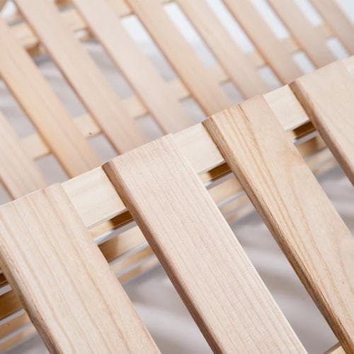 すのこベッド 折りたたみ 天然桐 四つ折り ベッドフレーム 木製 ダブル 4折桐