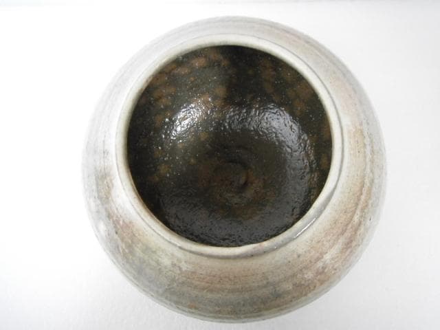 267/未使用品 粉引 水指 茶道具 考山造 蓋付き