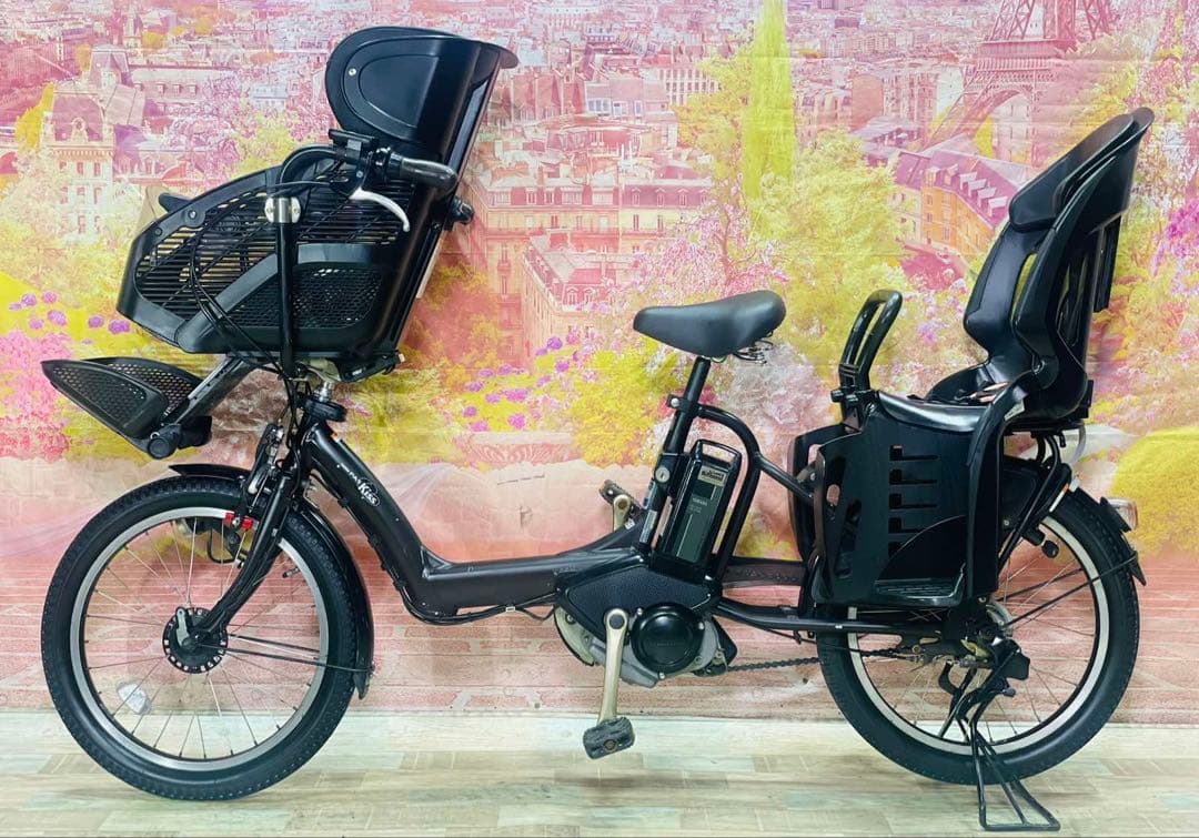 K3229 [大容量12.3Ah]電動自転車ヤマハパスキス子供乗せ 20インチ
