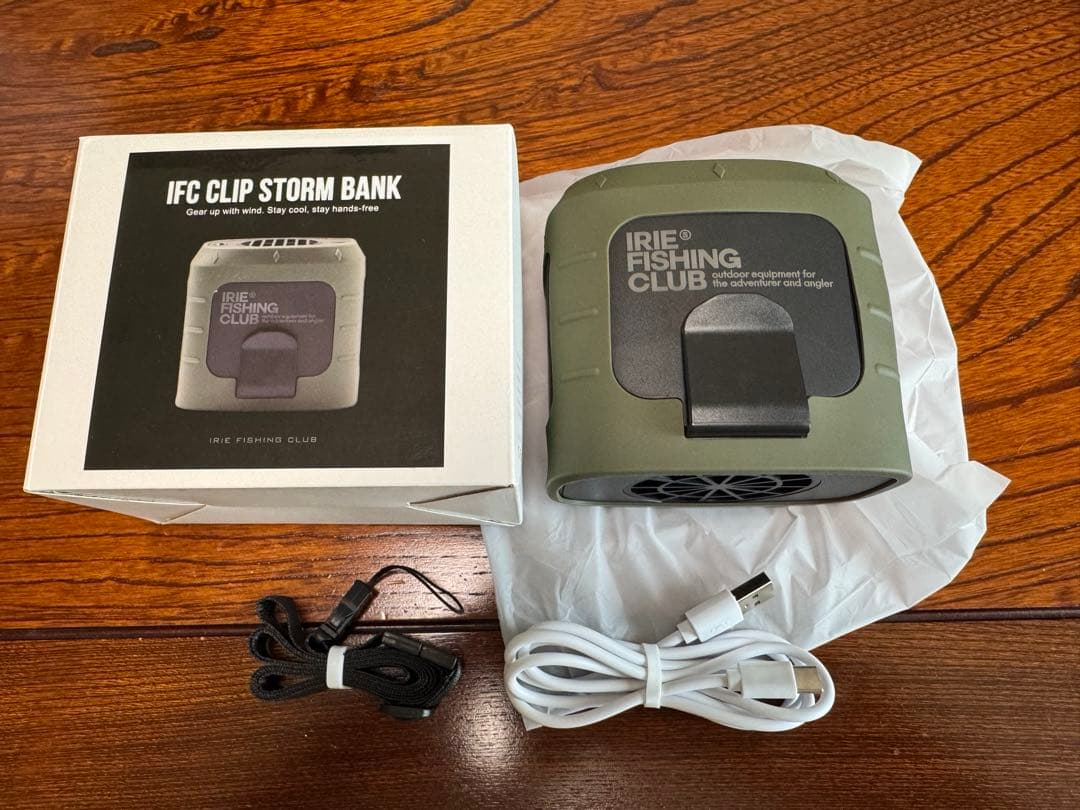 アイリーフィッシングクラブ　ハンズフリー送風ファン