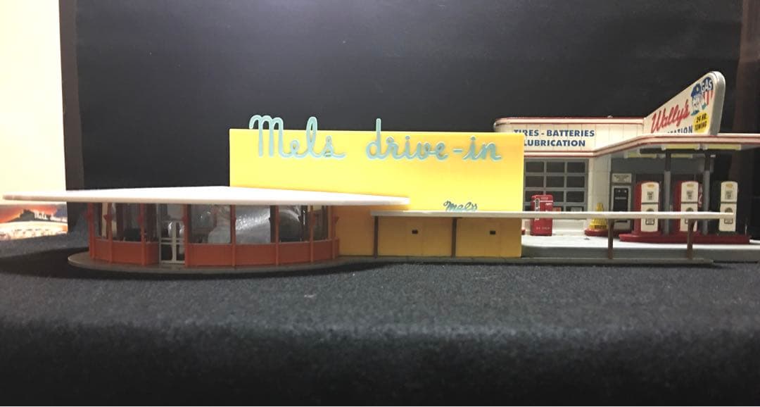メルズドライブイン アメリカングラフィティ アメリカンダイナー ジオラマ