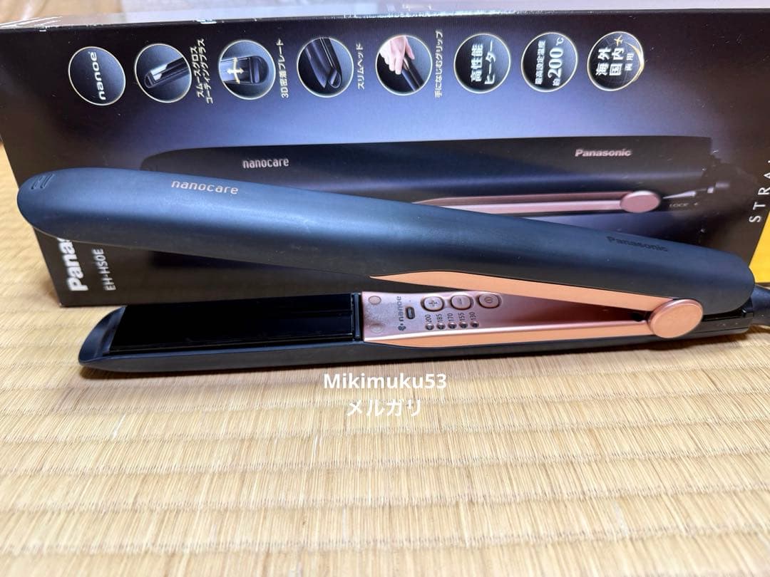 Panasonic ナノケア ストレートヘアアイロン　EH-HSOE