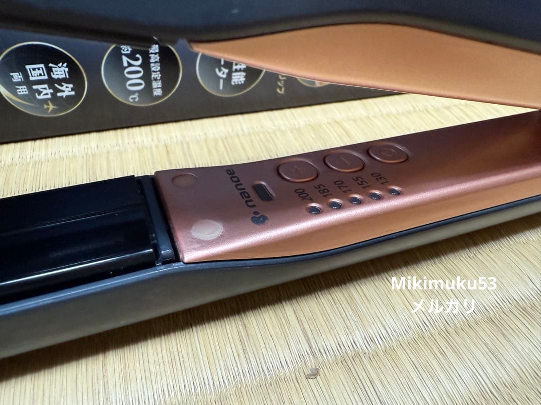 Panasonic ナノケア ストレートヘアアイロン　EH-HSOE