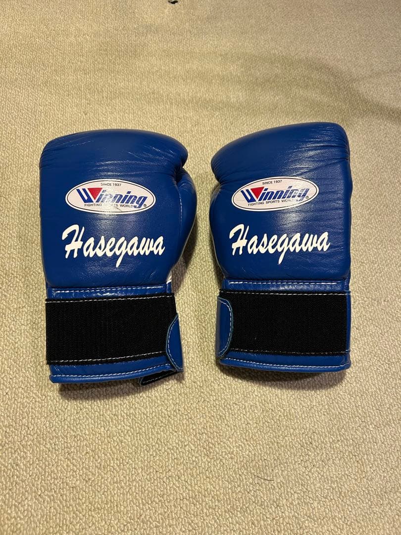 Winning ボクシンググローブ 8 oz ブルー