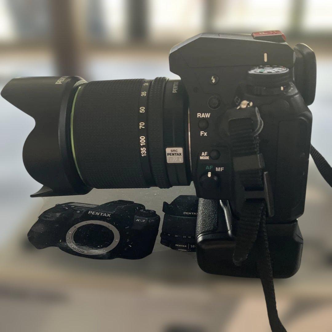 PENTAX デジタル一眼レフ 24-18mmレンズ付き