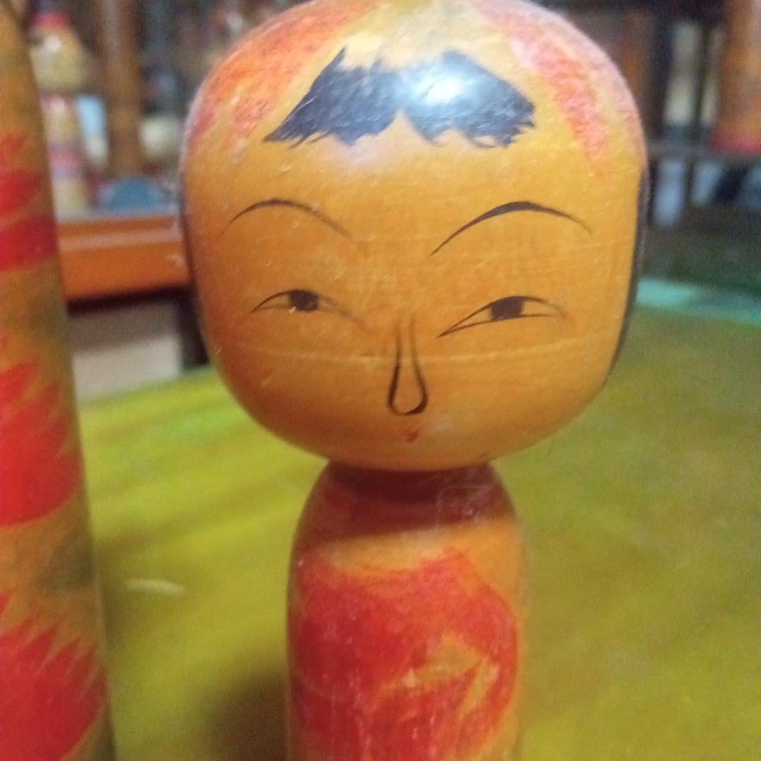 e5伝統こけし！　斎藤源吉③本