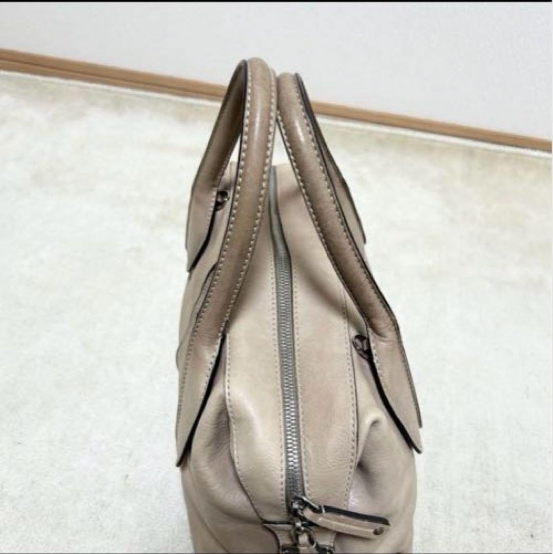 美品　トッズ　TOD'S Dスタイリングバッグ　ベージュ