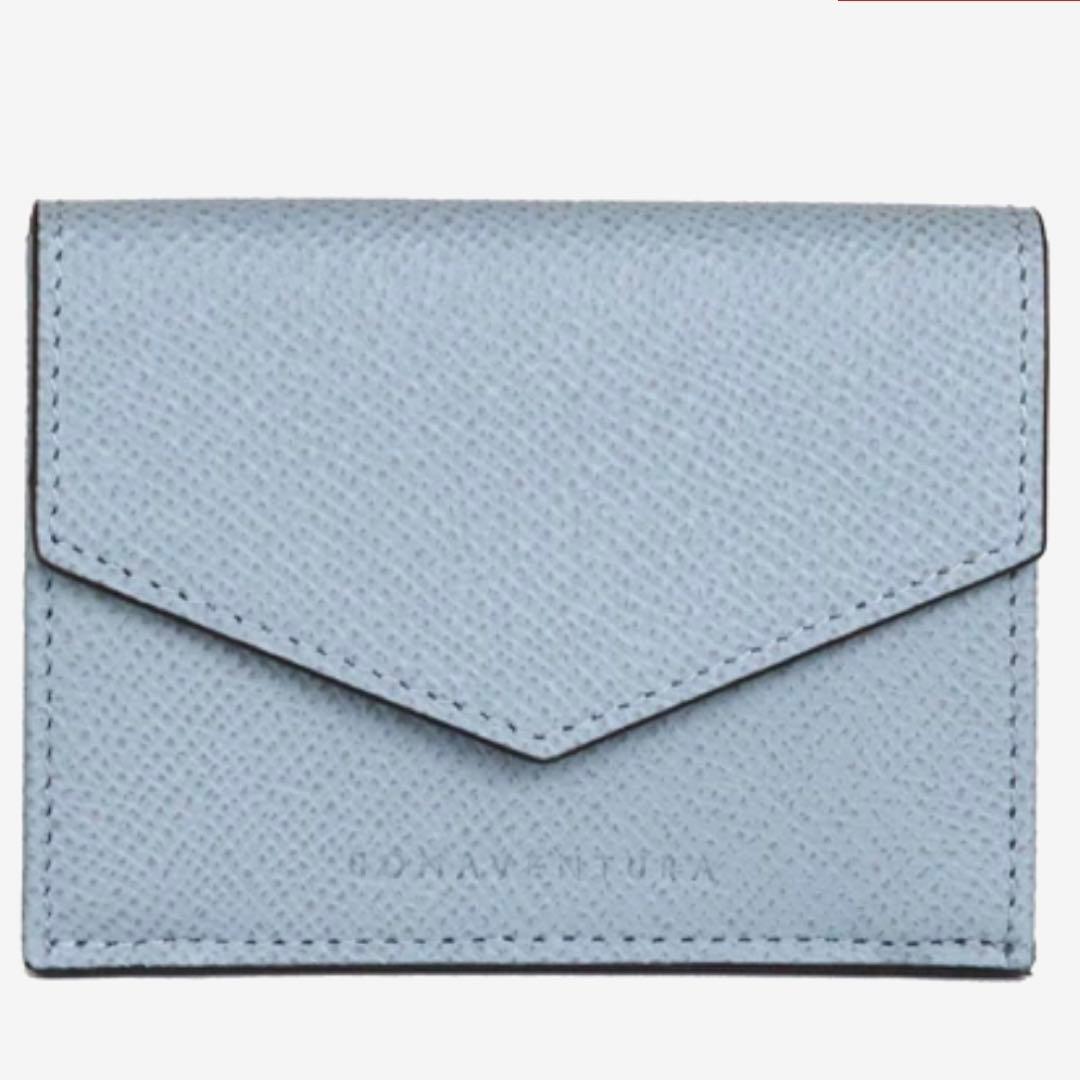 【新品】 ボナベンチュラ スモールウォレット ノービレレザー ブルーリン