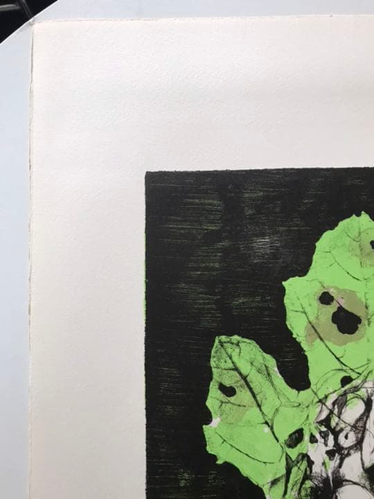 ★J5★古沢岩美「樹精」リトグラフ　限定品　直筆サイン有り