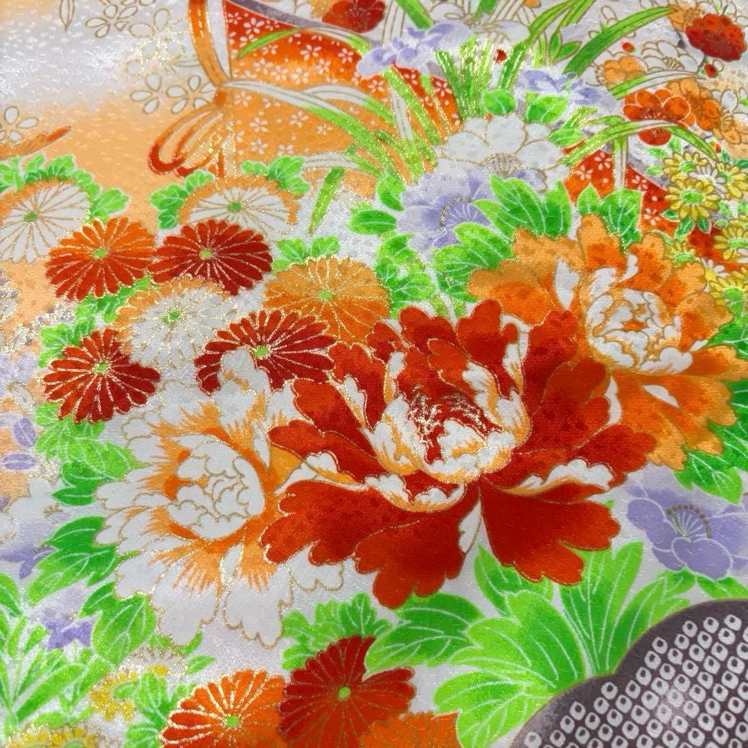 売り切り！本日限定半額！ 七五三 7歳 着物セット 牡丹柄