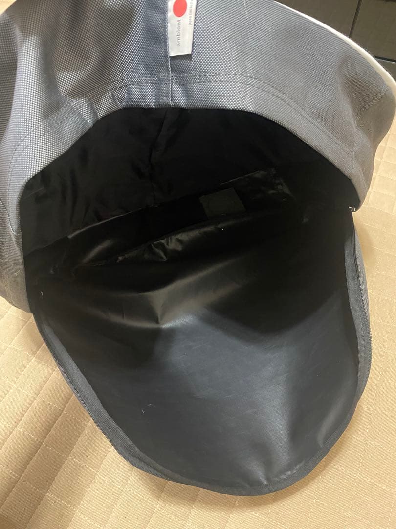 ambient lounge ファー付きクッション オーバル型