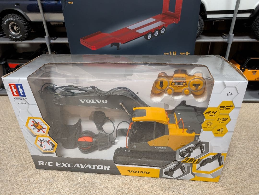 (ジャック)1/18スケールScania770s RCトレーラーセット