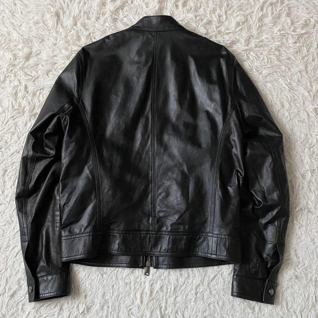 美品■エンメティ　JURI シングル　ライダースジャケット　ラムレザー　ユリ