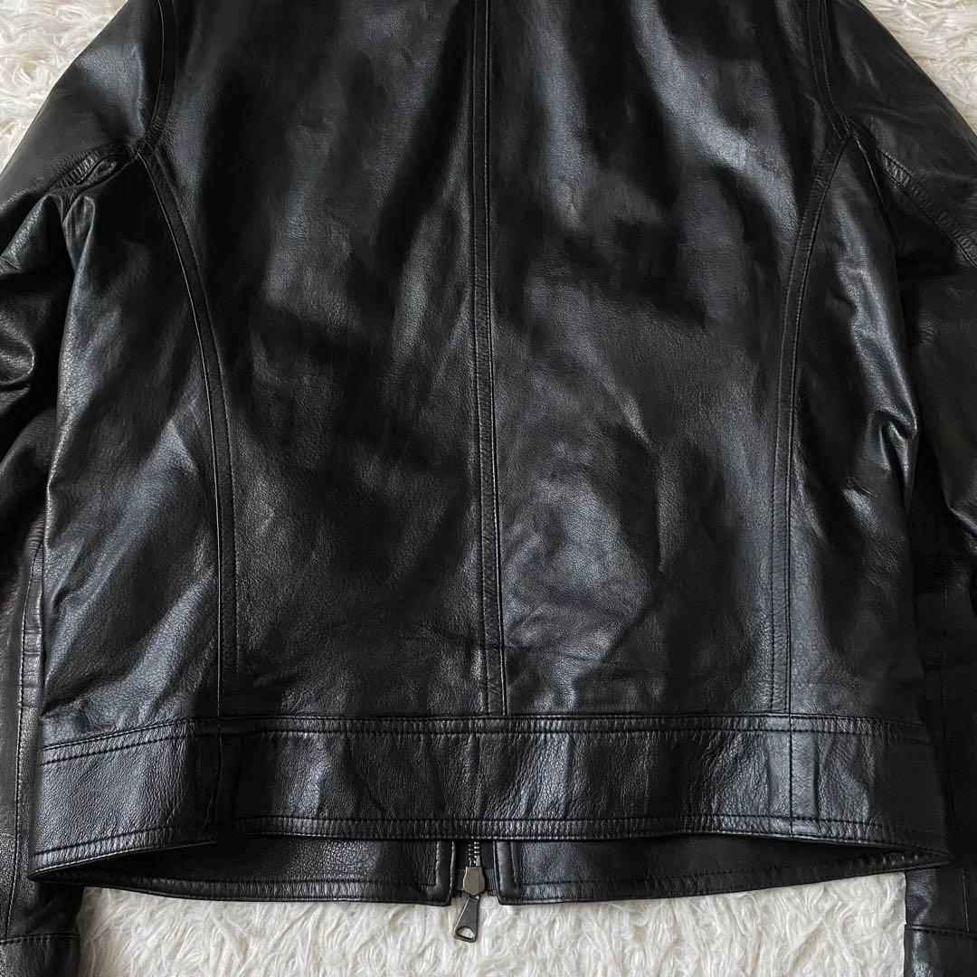 美品■エンメティ　JURI シングル　ライダースジャケット　ラムレザー　ユリ