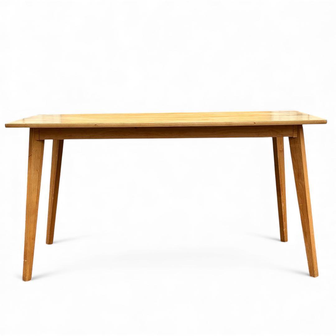 モモナチュラル VIBO アルダー材 天然木 北欧風 ダイニングテーブル