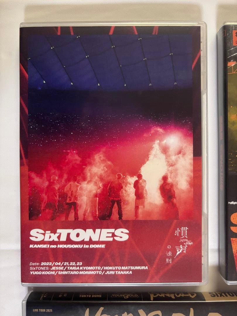 SixTONES「慣声の法則 in DOME」「VVS」「YOUNG OLD」