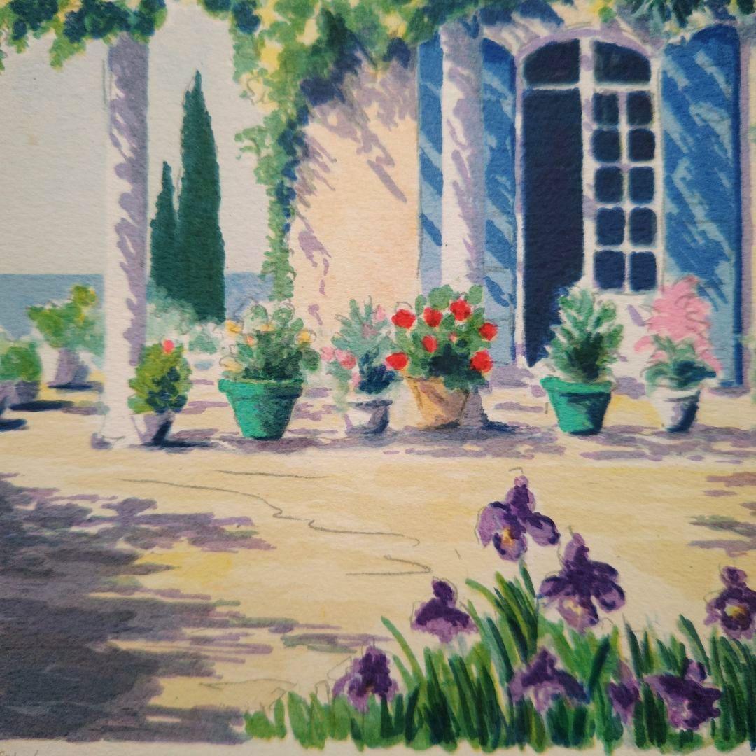 絵画　シルクスクリーン版画　額装品