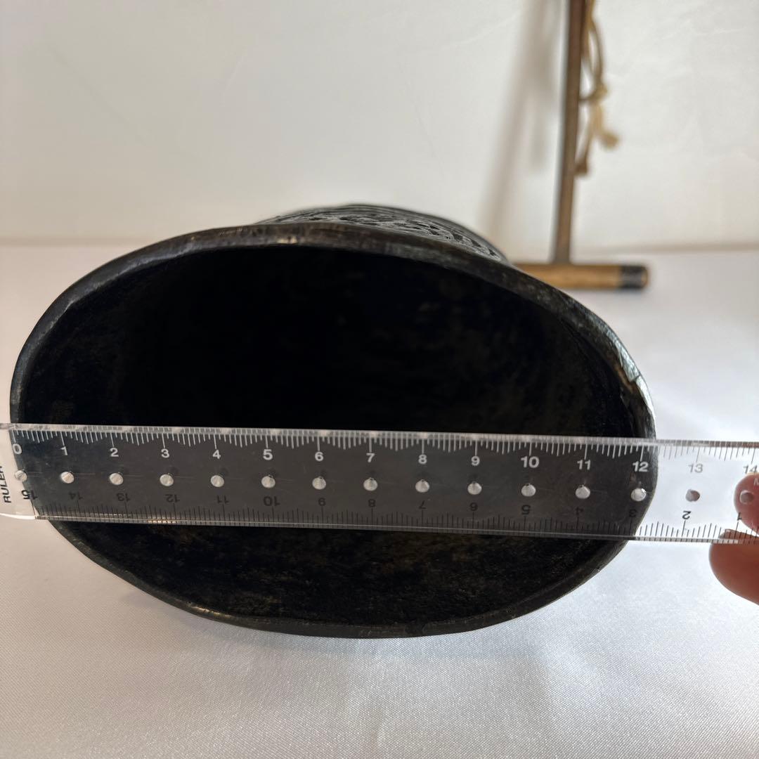 吊鐘　古銅 釣鐘 金属 工芸品　骨董　古道具　青銅器