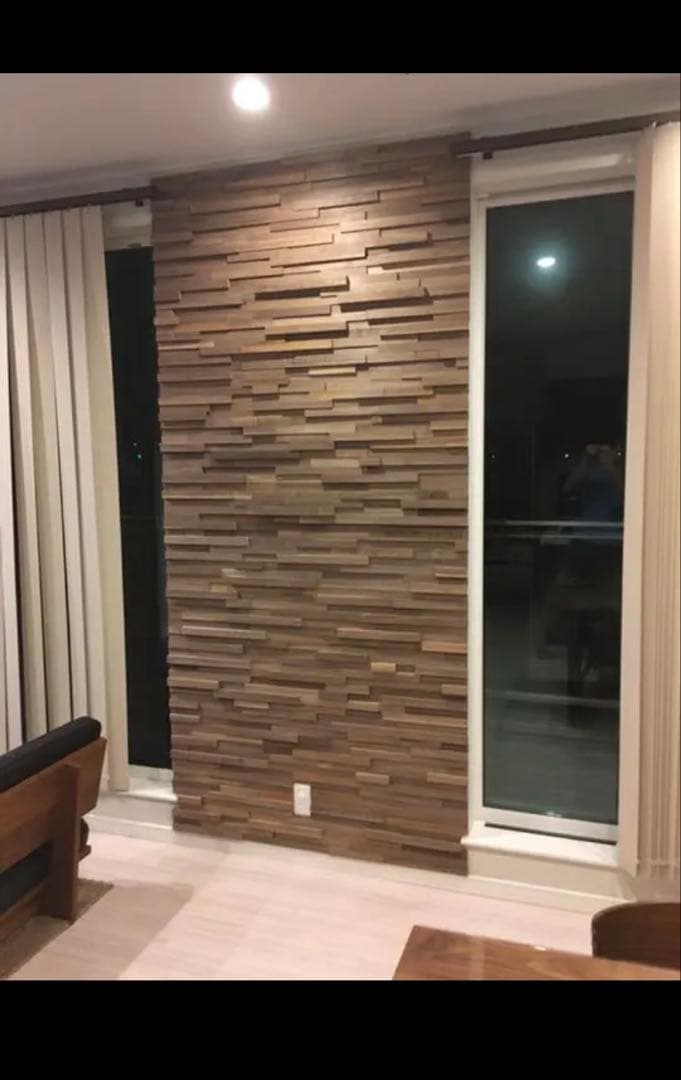 ウォールナット　ウッドタイル　2㎡分　オイル付き