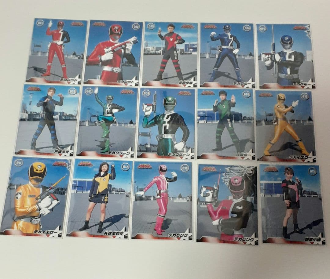 【 54種類 !! 】特捜戦隊デカレンジャー　トレカ　カード