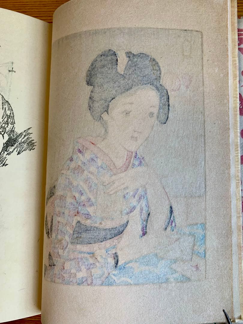 竹久夢二 著 春のおくりもの 昭和三年刊　初版本