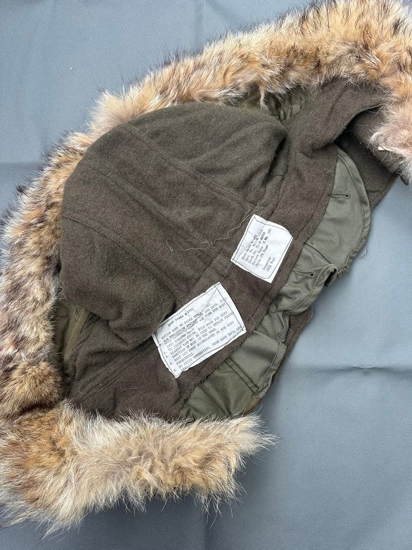 M-51 モッズコート用フード　白ラベル