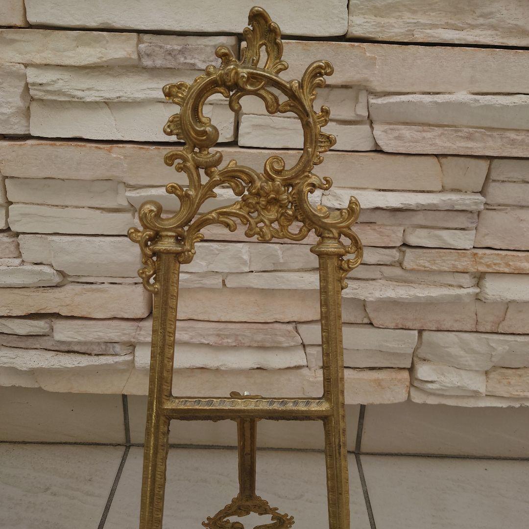 イタリア真鍮イーゼル特大