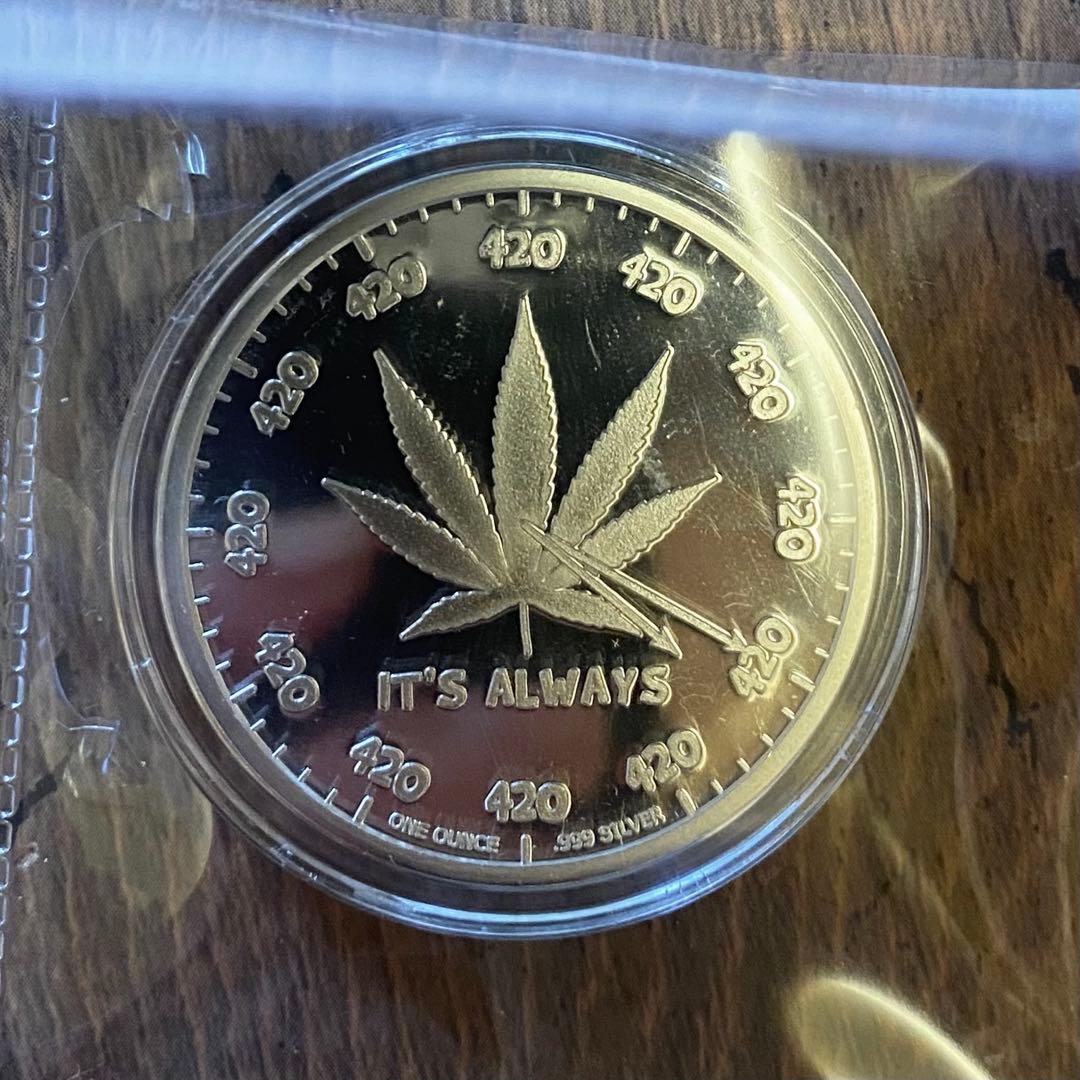 激レア！420枚☆エイリアン シルバー 純銀 銀貨メダル COA付1oz