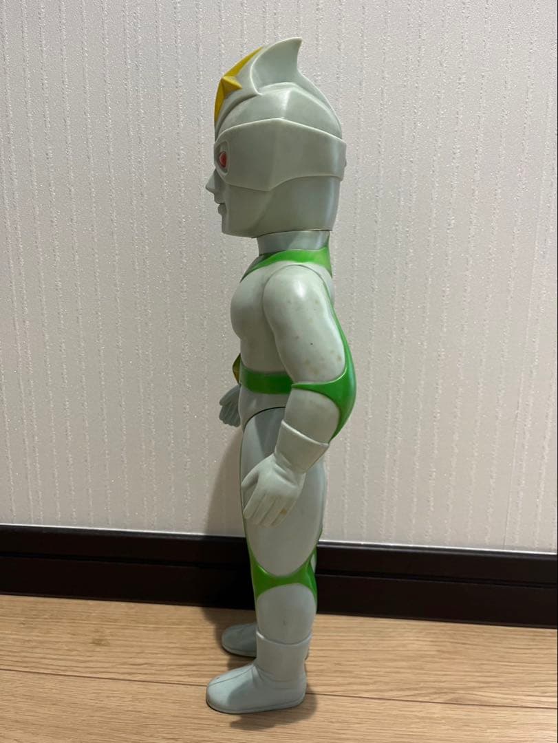 ブルマァク　ミラーマン　ジャイアントサイズ　当時物　マルサン　ソフビ　面取れ