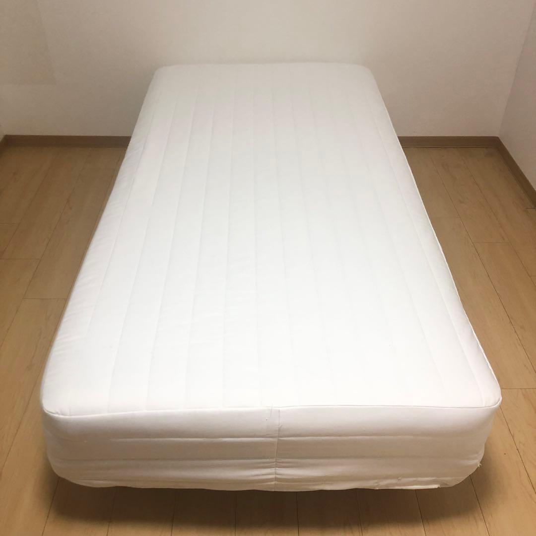 送料込み 無印良品 脚付マットレス 高密度ポケットコイル シングル