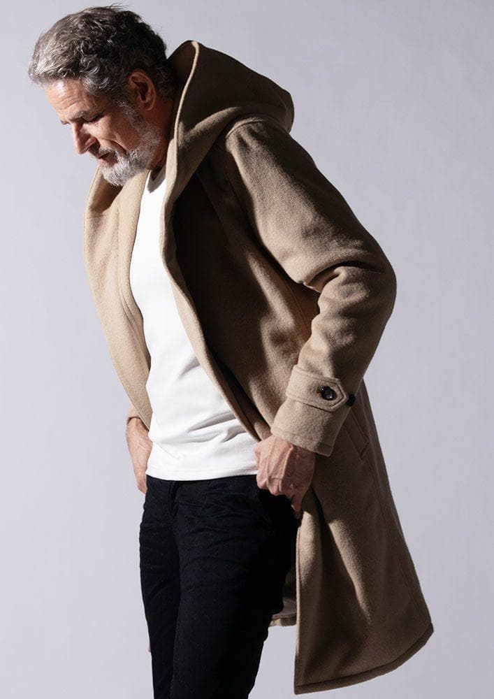 ka_bo【AKM】WRAP HOODED コート【新品・未使用・タグ付】