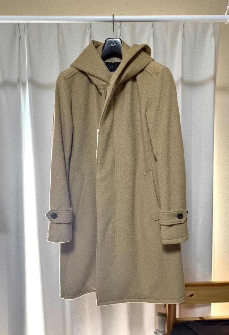 ka_bo【AKM】WRAP HOODED コート【新品・未使用・タグ付】