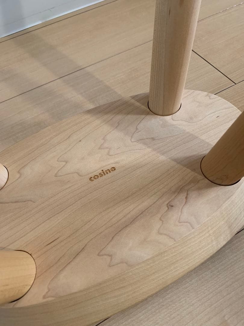 旭川家具　MUKU工房　コサイン　エントランススツール　メープル材