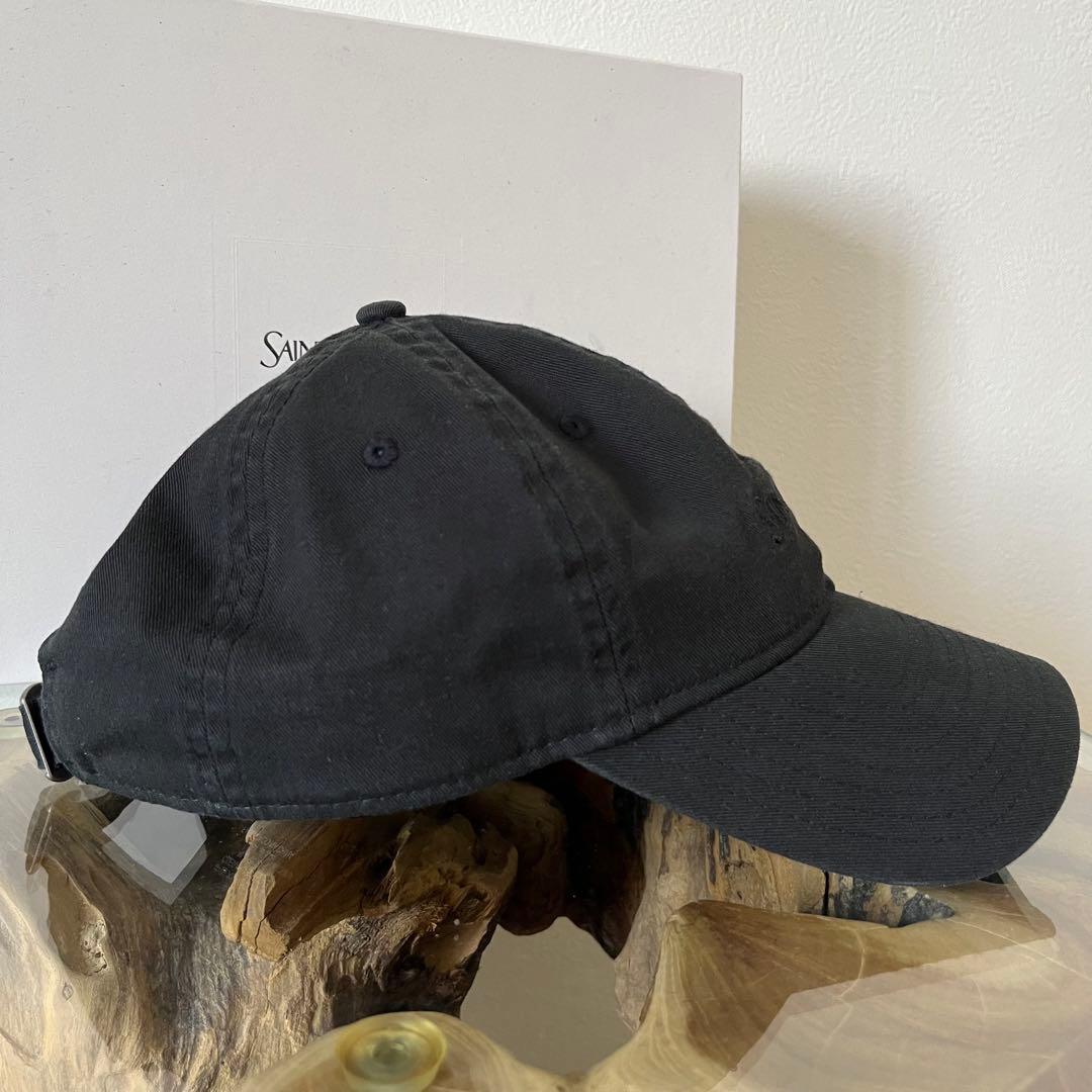【サンローラン×ニューエラ】9FORTY コラボ キャップ 帽子 黒 ブラック