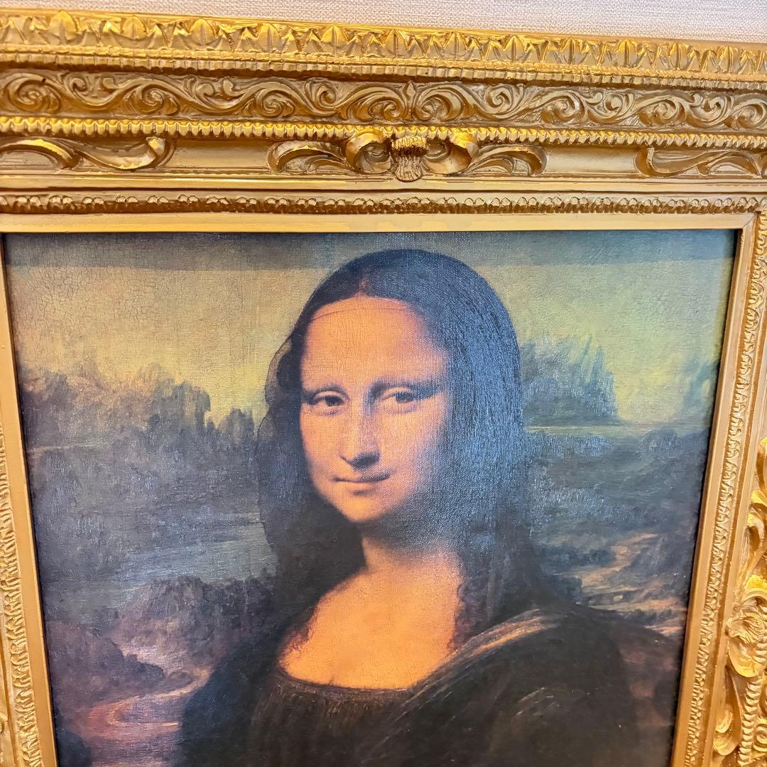 大きな絵画　モナリザ レプリカ　クラシック