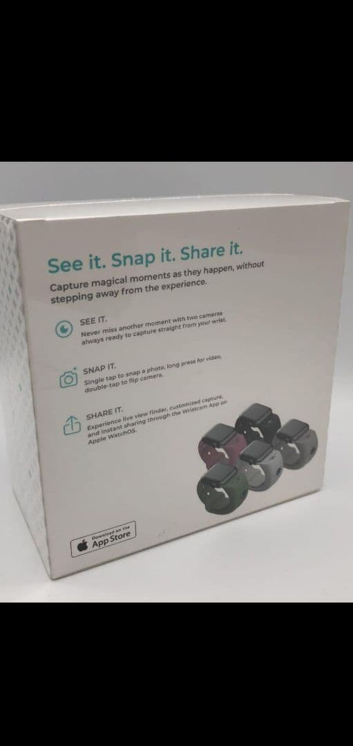 【新品】「Wristcam」 Apple Watch 専用バンド型 カメラ