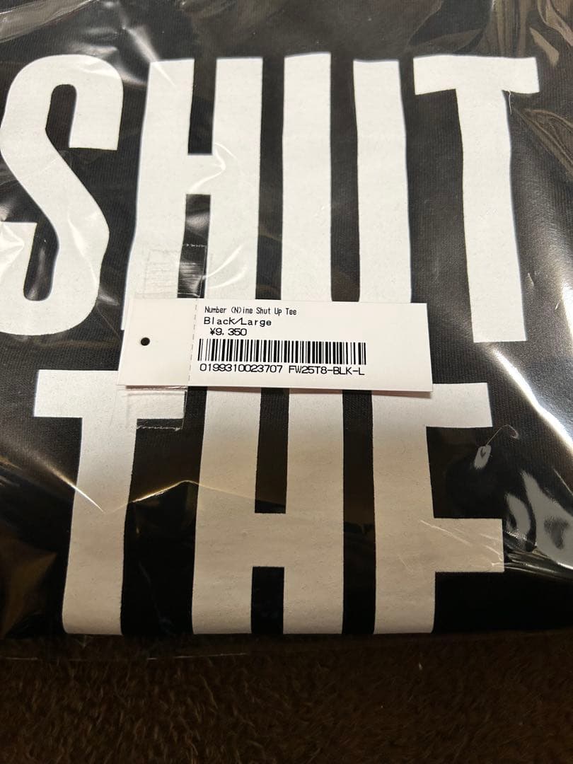 Supreme Number (N)ine Shut Up Tee Tシャツ　L