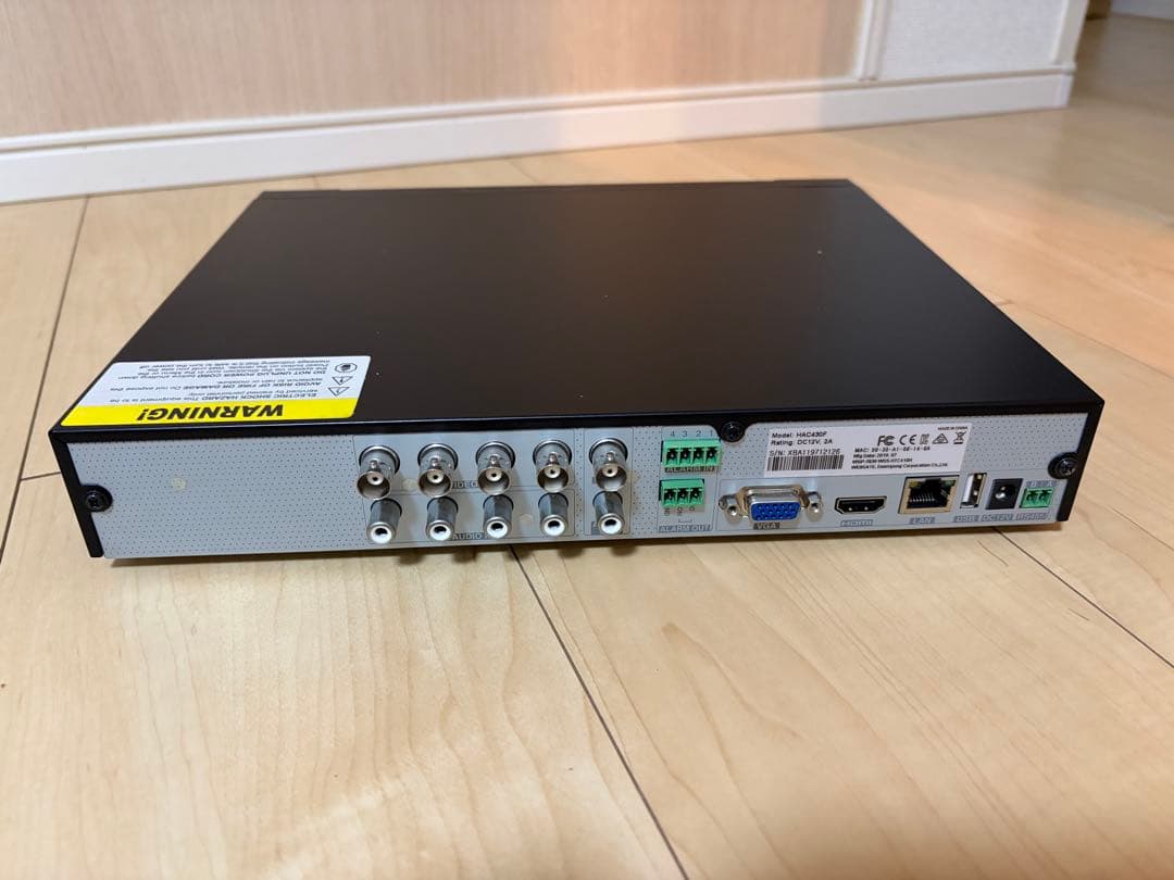 防犯カメラ/レコーダー　一式セット