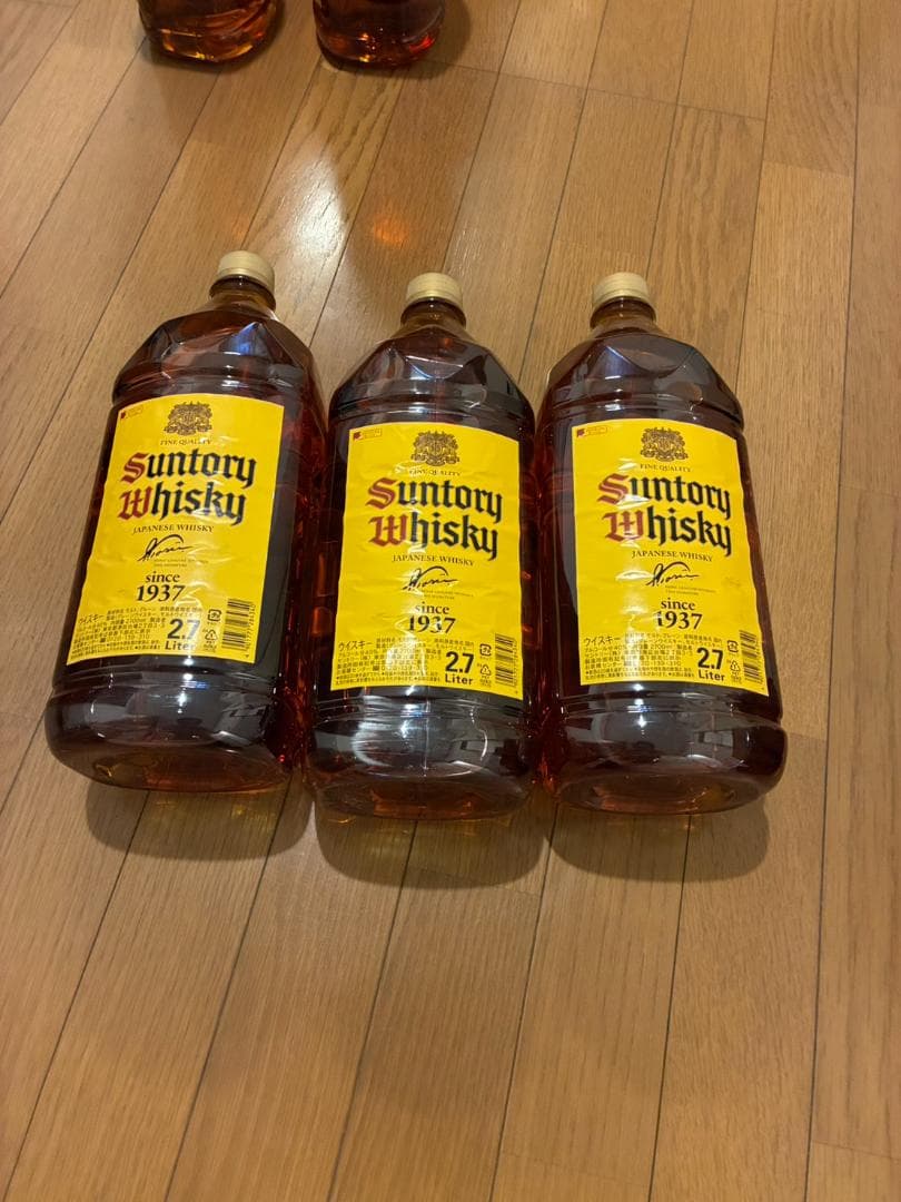 角瓶 2700ml [サントリー ウイスキー 日本 大容量] ３本