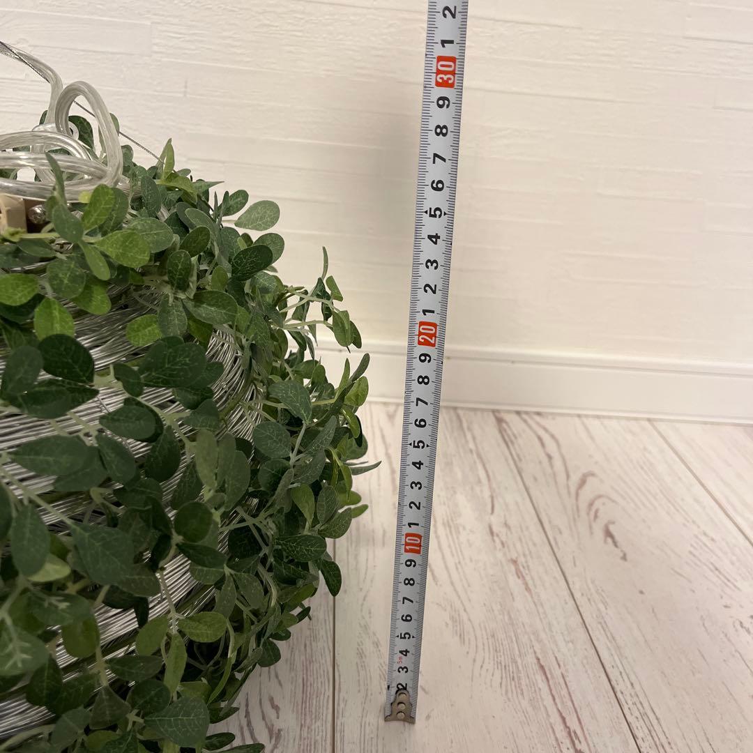 グリーン葉装飾ペンダントライト