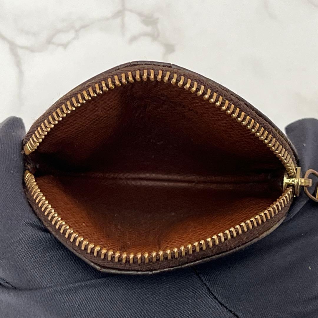 ルイヴィトン 小銭入れ ポルト モネ・ロン ケース ブラウン