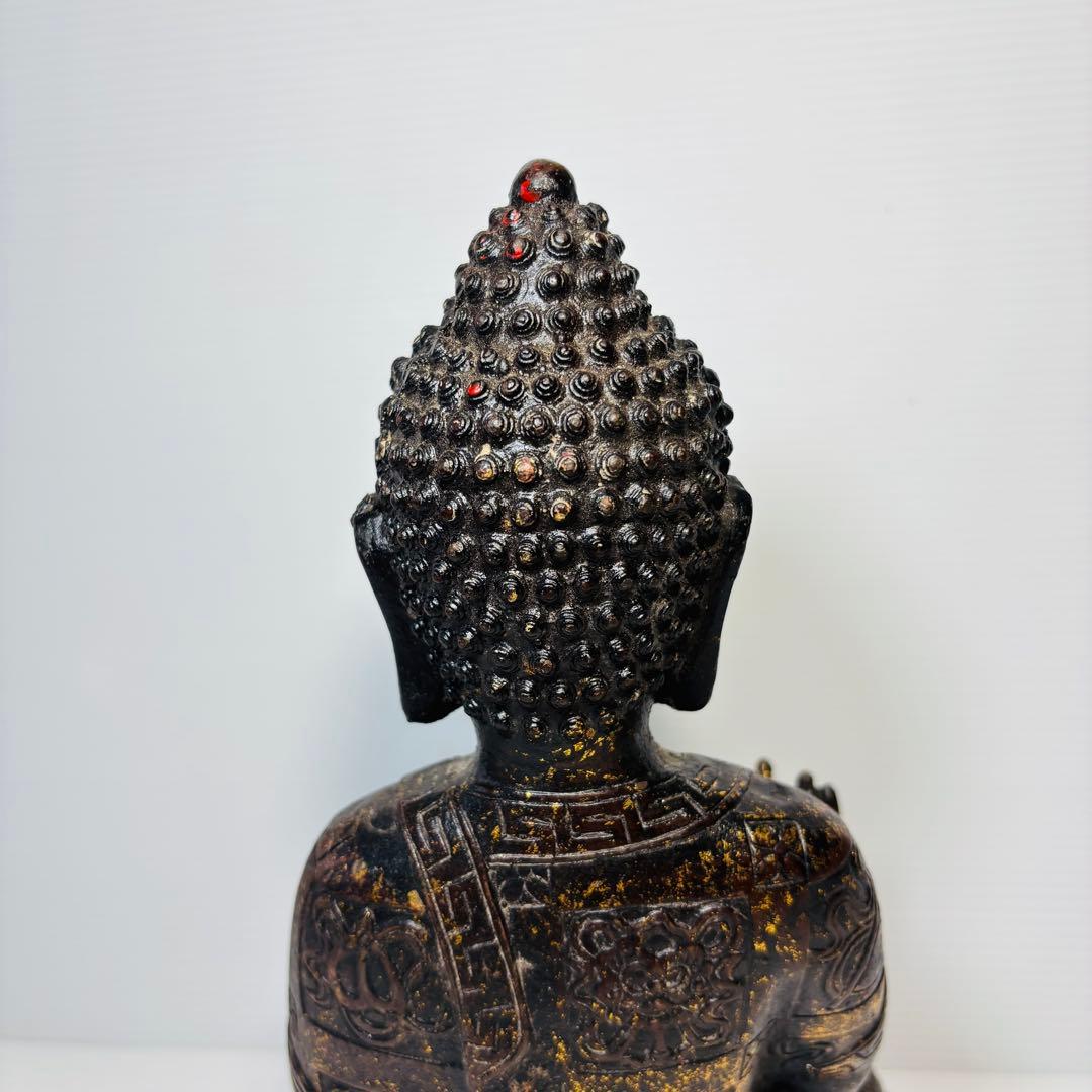 鍍金仏座像 中国古玩 仏教美術 仏像 佛 置物 骨董品 時代品 美術品