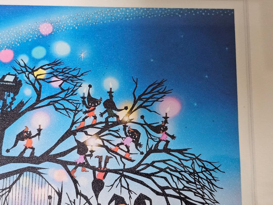 【真作】藤城清治 「大きな約束」 レフグラフ サイン入り ed.106/500